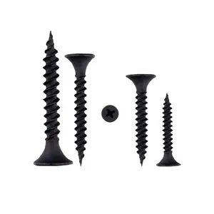 Black Phosphated Bugle Head Fine Thread Drywall Screws Essential Self-Drilling #6 #7 #8 Screws Home Improvement Construction