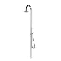 Vaguel Colonne de douche de plage économique en acier inoxydable Douche extérieure pour piscine et jardin