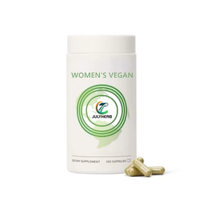 Julyherb Gold Standard 120cps Vegan Ashwagandha Extract Mistura de vitamina para o crescimento do cabelo puro Suplemento Vegetal Extrato das Mulheres - Product Image 2