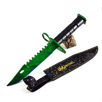 Modèle d'arme CSGO en métal, artisanat, M9 Emerald Net 33CM, version coffret cadeau, grande taille, non affûté, accessoire COS