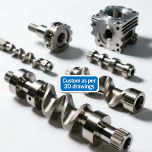 Service d'usinage CNC OEM, pièces de machines de construction, pièces de machines de construction usinées avec précision, vilebrequin de moteur diesel - Product Image 2