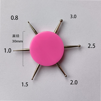 Stylo à points multi-usages pour nail art, 6 tailles, pointes circulaires, peinture par points, outils professionnels de manucure DIY avec différentes têtes