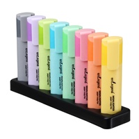 Ensemble de bureau de haute qualité, surligneur de marquage, couleur Pastel, pour papeterie scolaire et de bureau, 6 ou 8 pièces