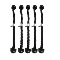 Corde de triceps SP (Nylon Noir) SP-726 0,8 kg pour abdominaux, tirage latéral, entraînement musculaire des biceps, fitness, musculation, gym
