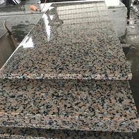 Carrelage d'escalier en marbre et granit Sanbao Rouge, surface antique, pour intérieur et extérieur, qualité export, résistant au feu