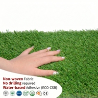 Tapis de gazon synthétique d'intérieur pour animaux de compagnie, hauteur de poils 30 mm, matériau doux et écologique, haute densité, résistant à l'eau