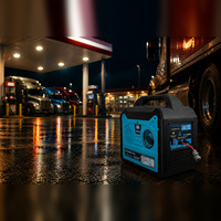 LENPUN Leiser 4-Takt 24V RV-Standheizungs-Benzin-2KW-DC-Inverter-Generator mit Auto-Start/Stopp-Funktion für LKW-Kabinen-Stromversorgung