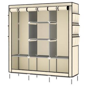 Armoire de chambre à coucher <span class=keywords><strong>portable</strong></span> imperméable de grande taille en tissu non tissé avec un design moderne, pliable et avec des poches latérales pour le mobilier de la maison - Product Image 4