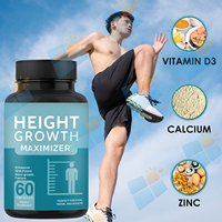 Capsules de soutien à la croissance en marque blanche OEM pour la santé des os et des articulations, formule d'absorption du calcium, approvisionnement en gros