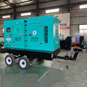 Générateurs diesel portables silencieux Perkins certifiés EPA 50 kVA 70 kW 80 kW 90 kW 100 kVA monophasés/triphasés 60 Hz, idéaux pour l'extérieur - Product Image 1