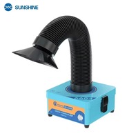 SUNSHINE SS-6604 Absorbeur de fumée multifonctionnel à 3 étages de filtration, extracteur de fumée de soudage pour la réparation électronique et le travail au laser