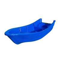 Léger 7 personnes grand bateau de pêche 3.9m capacité solide conception de bateau en plastique PE rigide stable pour les activités nautiques dérive