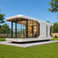 Maison capsule écologique de luxe à 2 chambres avec cuisine, espace commercial