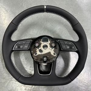 Pour <span class=keywords><strong>Audi</strong></span> R8 <span class=keywords><strong>Tt</strong></span> Mk2 <span class=keywords><strong>Mk3</strong></span> B9 <span class=keywords><strong>RS</strong></span> TTS Ttrs Rs3 Rs6 RS4 RS5 RS7 A3 D3 A4 A5 A6 C6 A7 A8 A1 Q3 Q5 Q7 Volant de voiture en fibre de carbone - Product Image 2