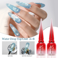 Vernis Gel Effet Gouttes d'Eau 3D Non-Nettoyant 15ml Transparent pour Marque Privée – Style Estival