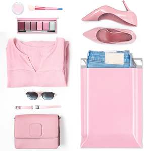 ถุงพลาสติกสีชมพูกันน้ำ<span class=keywords><strong>ส่ง</strong></span>ไปรษณีย์โพลีเมลซองจดหมายรีไซเคิลได้อย่างดีสำหรับการจัด<span class=keywords><strong>ส่ง</strong></span> - Product Image 4