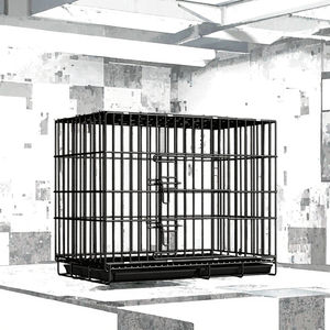 <span class=keywords><strong>Cage</strong></span> pour animaux de compagnie en fer, grande <span class=keywords><strong>cage</strong></span> pour chien d'extérieur, en fer massif, fermeture à bouton, plateau en plastique, emballage en palette, <span class=keywords><strong>cage</strong></span> pour chien empilable - Product Image 3