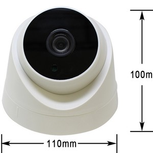 Caméra Dôme CCD Hjs 300 AHD Analogique Surveillance Vision Nocturne Compression H.264 - Product Image 2