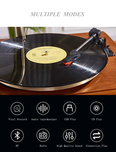 Plateau tournant stéréo pour phonographe, <span class=keywords><strong>Hifi</strong></span>, sans fil, dent bleue, Gramophone, vinyle, <span class=keywords><strong>lecteur</strong></span> de disques Lp, A01, Offre Spéciale - Product Image 5