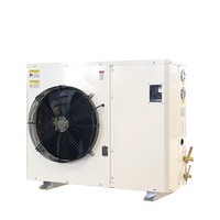 Unité de condensation à compresseur hélicoïdal hermétique 3-7HP R404A pour chambre froide, type boîte à décharge latérale