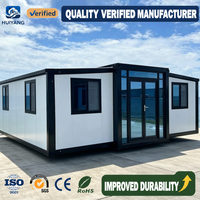 Maison mobile modulaire préfabriquée en conteneur de 20 pieds et 40 pieds, extensible, design moderne avec une bonne respirabilité