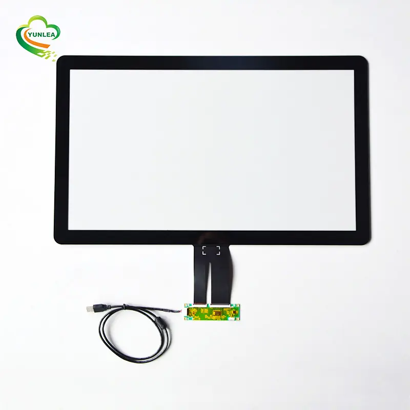 236 "Tidak Ada MOQ Ilitek Controller Board Tempered Glass 23.6 Inch Capacitive Touch Screen Panel