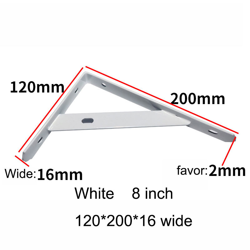 8 inch White 200-120-16 wide-2 thick