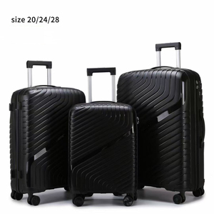 Juegos de <span class=keywords><strong>Maletas</strong></span> de Viaje Personalizadas con Ruedas de Polipropileno, Juegos de <span class=keywords><strong>Maletas</strong></span> de Polipropileno de 20, 24 y 28 Pulgadas, Maleta de Viaje con Ruedas para Avión - Product Image 1