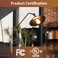 Ampoule à filament LED FLINT CRI90 T20 JA8 A15 en gros, 2700K AC, globe transparent vintage, fourniture d'usine, E26, garantie de 2 ans, CRI90, 15000