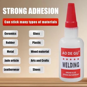AODEGU Super Adhésif Acrylique Cyanéthyle pour Soudure Céramique et Plastique, Adhésif pour Caoutchouc, Métal, Verre, <span class=keywords><strong>Cuir</strong></span> 50g – Vente Directe Usine - Product Image 4