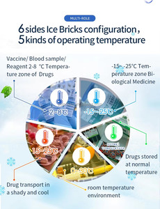 Vip Y Hộp mát mới đặc biệt mục đích tàu sân bay cho máu Giao thông vận tải & vaccine lưu trữ thời gian dài lạnh chuỗi Băng hộp - Product Image 6