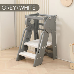 SUNNUO 2025 nouvelle cuisine salle de bain enfants échelle de marche <span class=keywords><strong>pliable</strong></span> hauteur réglable sûr et Stable bébé tour d'apprentissage - Product Image 6