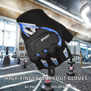 Coexistence 2024 Vente en gros Gants d'entraînement demi-doigts en PU pour hommes et femmes, respirants, pour fitness, musculation et haltérophilie - Product Image 2