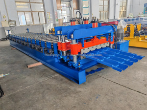 Tự động màu thép tráng men cuộn tạo thành máy với động cơ 12 bước & bánh răng cho mái nhà tấm xây dựng ppgi decoiler - Product Image 2