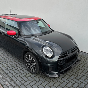 Mini Cooper JCW F65 F66 F67 2024 Front Lip Splitter Piano Black Carbon Fiber Texture ABS Retrofit Upgrade Part - Product Image 3