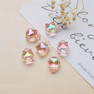 Cuentas acrílicas, venta al por mayor, cuentas acrílicas cuadradas coloridas transparentes para joyería DIY - Product Image 6