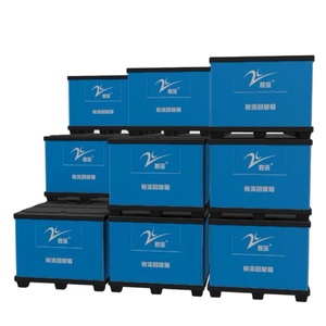 Corruone PP polypropylene honeycomb pallet box collapsible plastic pallet box foldable coaming container bins