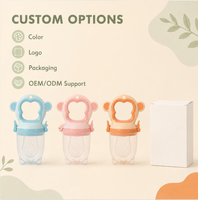 Chupete de Silicona para Alimentar Bebés con Frutas, Libre de BPA, Mordedor para Frutas y Verduras