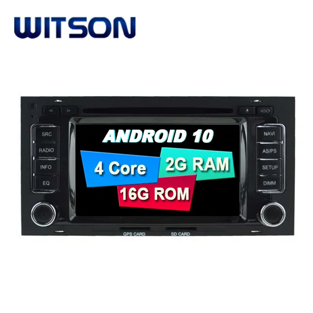 WITSON 6.2 Inci Android 10.0 Car Multimedia Sistem untuk VW TOUAREG 2004-2011 Android Mobil Radio