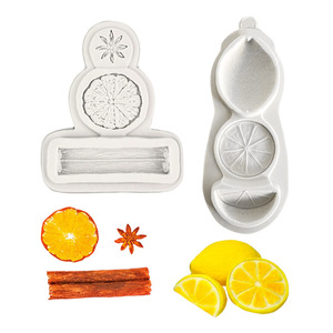 Quế Sao hồi chanh lát hình bánh trang trí Khuôn Silicone để nướng tự làm sô cô la thạch cao Epoxy khuôn BPA miễn phí - Product Image 1