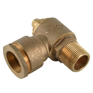 BMAG Feminino Masculino Rosca 90 Graus Latão <span class=keywords><strong>Plug</strong></span> Válvula De Alívio De Segurança Braçadeira De Tubo De Bronze Virola De Água Válvulas - Product Image 6