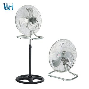 Ventilateur électrique sur pied mécanique 3-en-1 avec pales métalliques de 18 pouces et 50W, grand flux d'air - Product Image 5