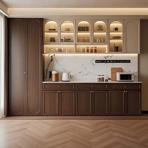 Customized Size Solid Wood <b>Sideboard</b> for Living Room and Restaurant Environmentally Protected Furniture - Product Image 1