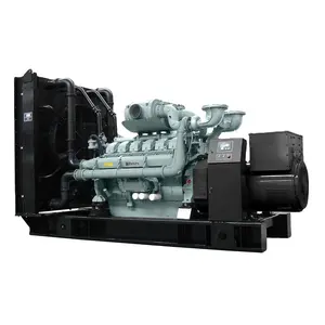 DEUTZ fuel efficient dg 1200kw prime industrial diesel generator 1500kva electric engine genset