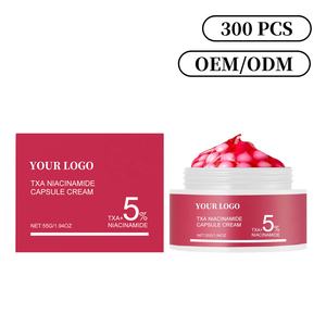 Etiqueta privada OEM/ODM Niacinamida Vitamina <span class=keywords><strong>C</strong></span> Reparación DE LA PIEL <span class=keywords><strong>C</strong></span>ápsulas antiarrugas Crema blanqueadora facial hidratante - Product Image 1