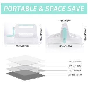 26042 Manuelle Stanz- und Prägemaschine, A5 mit 6-Zoll-Öffnung, Scrapbooking-Maschinen-Set zum Basteln, für Scrapbooking und Kartengestaltung - Product Image 2