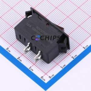 WH-001-13BR01W2-A Rocker Switch Through hole Component (THT),P=9mm Switch 33.9mm 12.9mm 18.8mm Concave Bend - Product Image 2