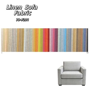 Home Textile Woven Medium-weight Plain-colored <strong>Sofa</strong> <strong>Fabric</strong> 100%Polyester Breathable PACoated Upholstery Linen Look <strong>Fabric</strong> - Product Image 5