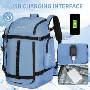 Bolsa de Viaje Impermeable para Botas de Esquí, Organizador de Equipo de Esquí para Gimnasio, Almacenamiento Deportivo, Antirrobo, con Marco Externo para Snowboard, Precio Bajo - Product Image 6