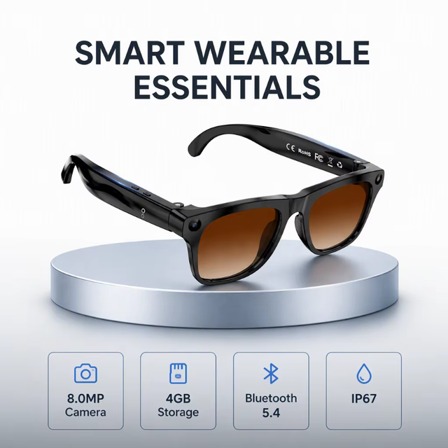 XK ONE PRO Ai Smart Glasses with Chat GPT Meta Camera Real-time Transmission and Assistant Chatgpt Ai Sun Glasses